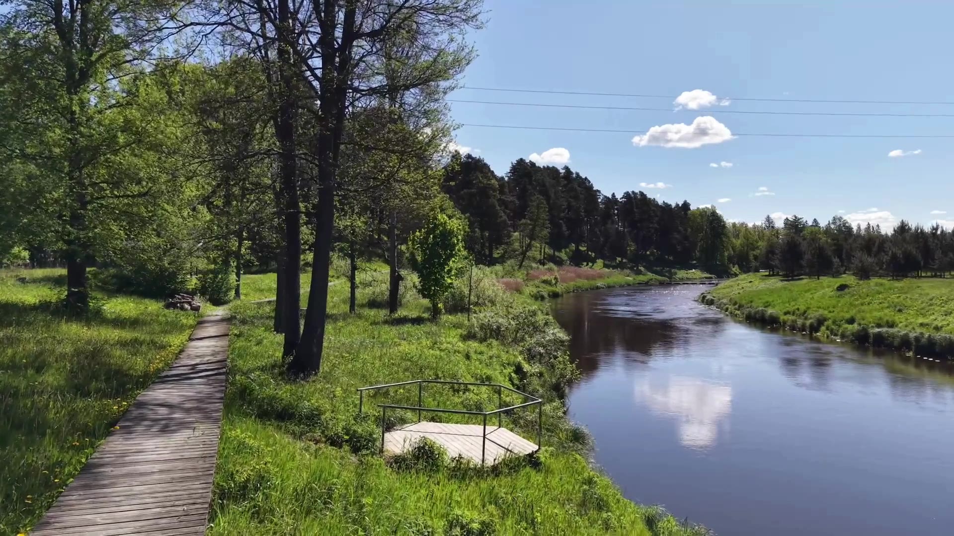Skats no augšas uz Salacu
